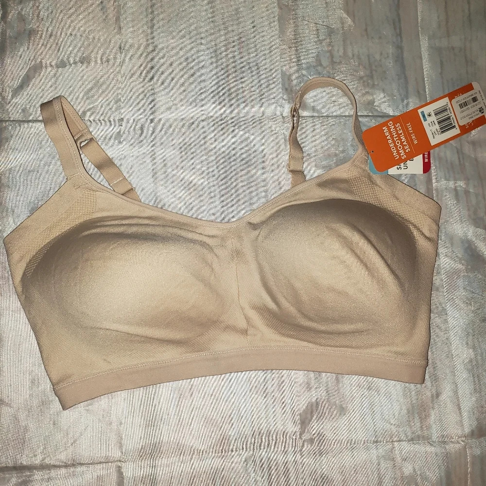 2xl nude bra wirefree smoothing 44 46